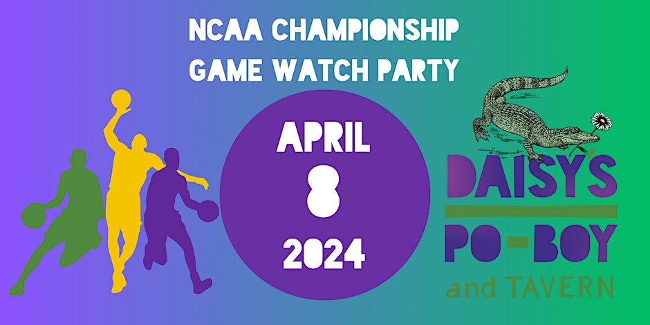 NCAA Basketball Championship Watch Party Invitation